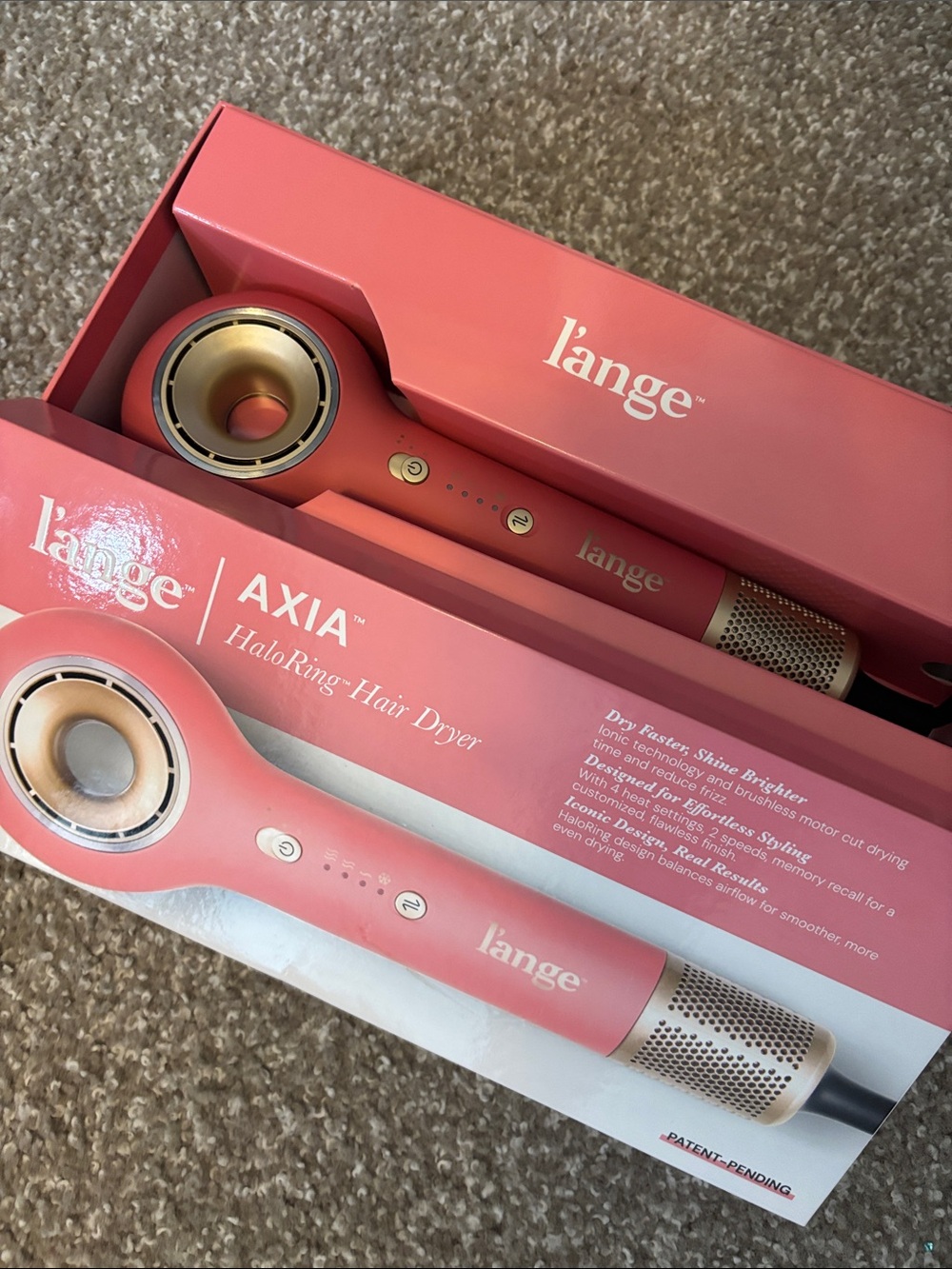 Lange axia rose blow dryer NEW